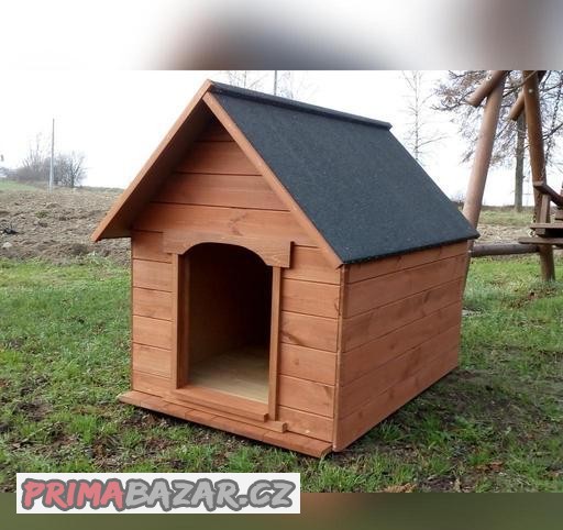 Dřevěná zateplená bouda pro psa XXL