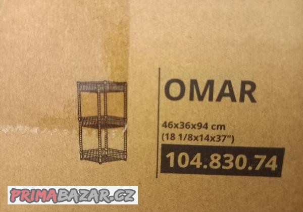 Ikea OMAR Policový díl, 46x36x94 cm - nerozbaleno