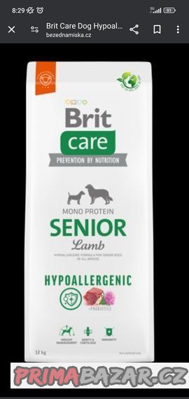 Krmivo Brit Care Senior Lamb