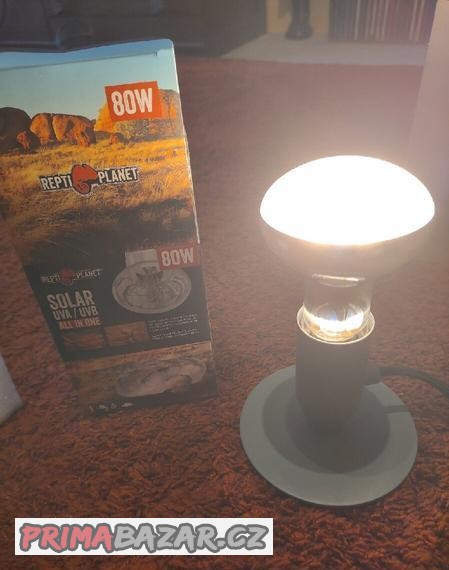 7x Terarijní žárovka 80W - ReptiPlanet - UVA/UVB