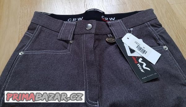 Rajtky CRW - džínový vzor vel. 36 nové