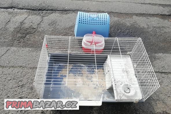 Prodám Klec a přepravky na malá zvířata - morče apod.