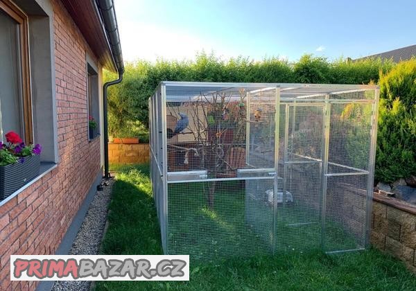 Prodam venkovní volieru 4x2,5x2m
