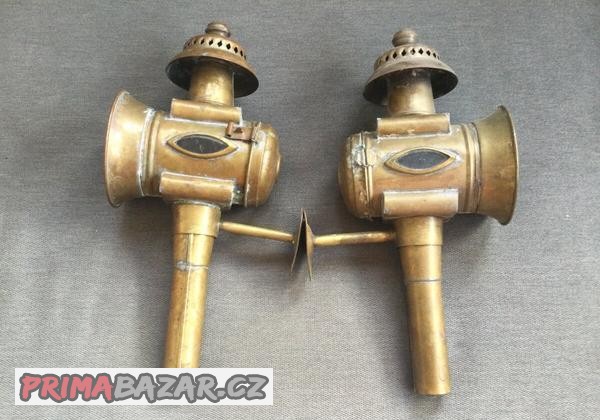 Lampy na koňský kočár petrolej