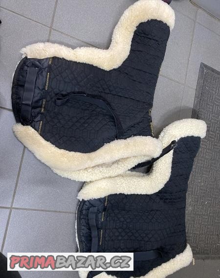 Podsedlové dečky s pravým beránkem