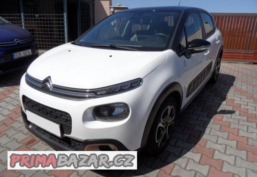 Citroen C3 1.2 PureTech,1.maj,zak. v ČR,najeto 79000km