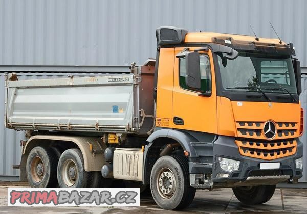 Mercedes-Benz AROCS 480, 6x4, EURO 6, TŘÍSTRANNÉ SKLÁPĚNÍ, N