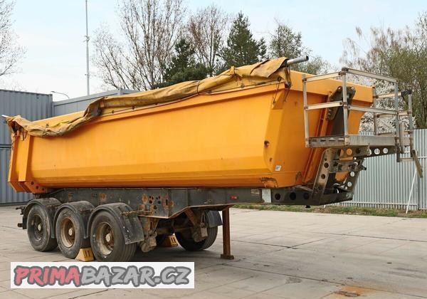 Schmitz SKI 24, HARDOX, 24 CBM, ZVEDACÍ NÁPRAVA, NÁPRAVY SAF