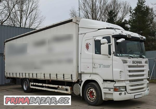 Scania R 310 LB, TŘÍSTRANNÁ SHRNOVACÍ PLACHTA, 22 PALET, HYD