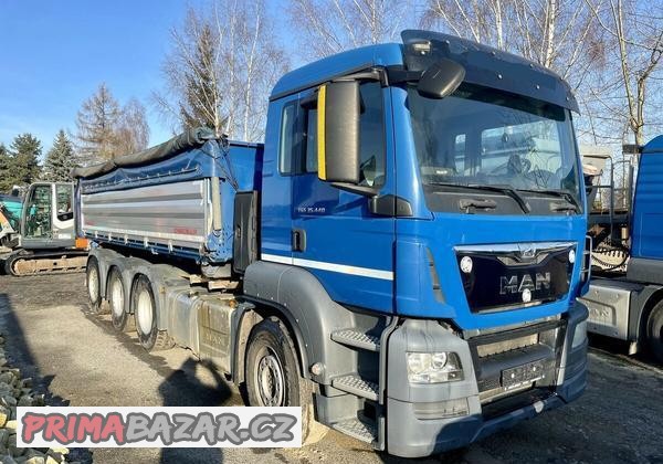 MAN TGS 35.440 EURO 6, 8x4, NÁSTAVBA SCHWARZMULLER, HARDOX P
