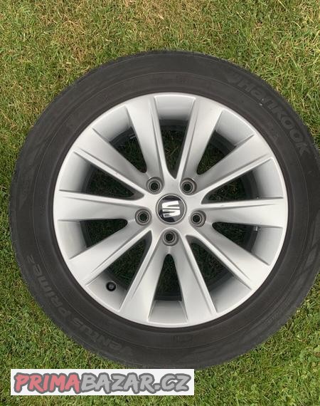 Originalní ALU kola Seat 5x112 r16 letní