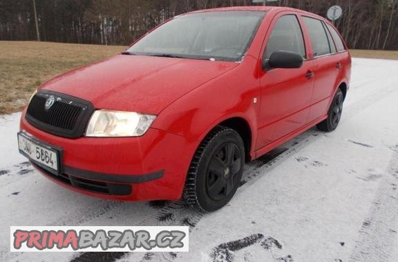 Škoda Fabia 1,2 47KW benzín manuál 47 kw