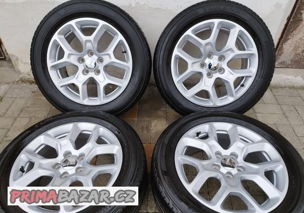 ALU 5x110 r17 JEEP + LETNÍ PNEU - PĚKNÁ SADA