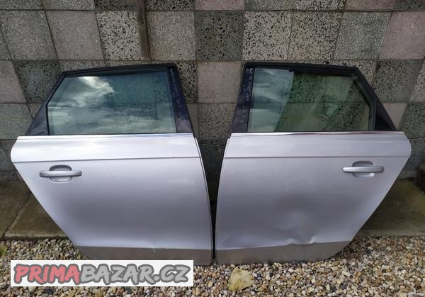 Audi A4 Avant 08-15 zadní nárazník+dveře LX7W a části-TOP