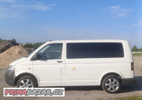 Vw T5 1.9tdi verze bez DPF, 9mist, s.kniha, zachovalý stav