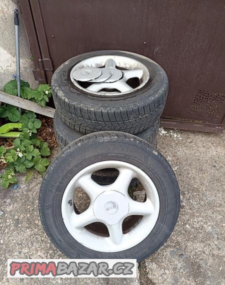 Prodám sadu ALU kol R15 rozteč 4x108