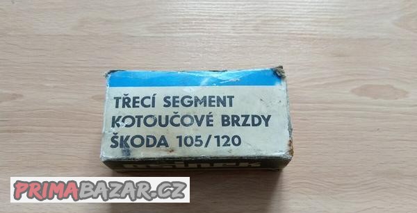 Nové brzdové destičky Škoda 105 120