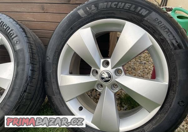 ACCESSORIES  originá škoda alu disky z Octvia IV 215 55 R17