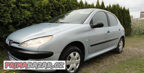 Peugeot 206 1.1i 44kw rok 2001 STK 11/2024 Euro3 původ ČR