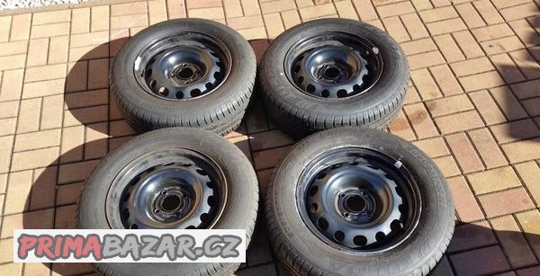 letní sada kol, disků 4x108 R15 p. 205/65/15 Citroen Peugeot