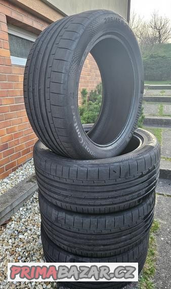Continental Sportcontact 6 285/45 r21 (jedna pneu poškozena)