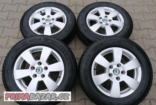 Alu kola originál Škoda Octavia II 5x112 R15