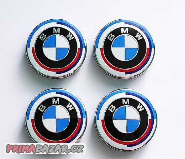 BMW středové pokličky 50th Anniversary 68mm