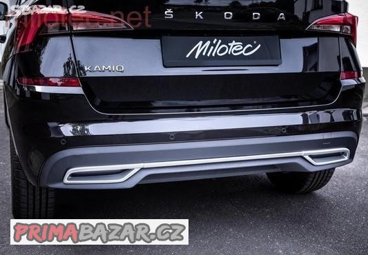Milotec škoda Kamig koncovky výfuků s dekor lištou