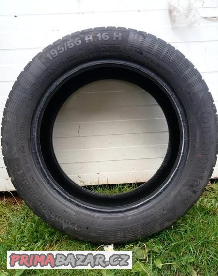 4 kusy letních pneu 195/55R16 87H Continental
