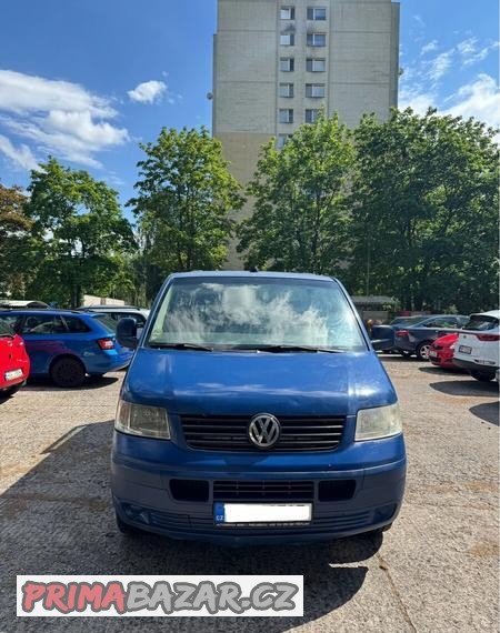 Vw T5 Transportér 2,5tdi-96kw.2xŠoupačky, 9 míst