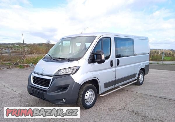 PEUGEOT BOXER 2,2HDI 5-6MÍST 144t.KM KLIMA KAMERA 2xŠOUPAČKY