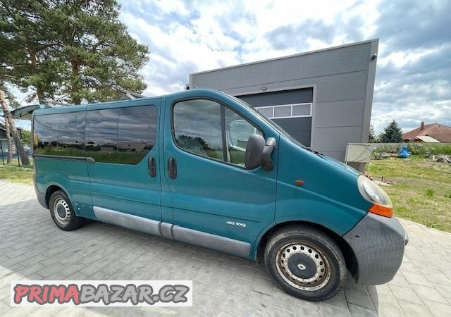 Renault Trafic long, 1.9 DCI, 8 míst, odpočet DPH