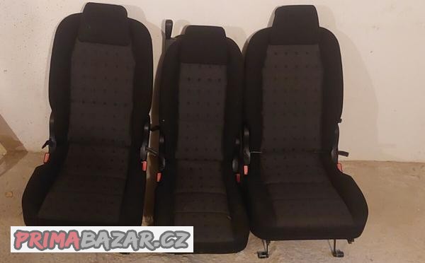 Peugeot 307sw zadní řada sedadel
