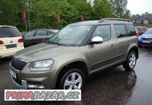 Škoda Yeti 2.0TDi 4x4 DSG 150koní r.v.2/2016 1majitel ČR