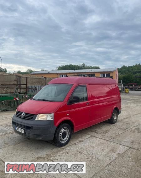 VW Transporter, T5, 2,5tdi, 4x4, tažné zařízení 2,5t.