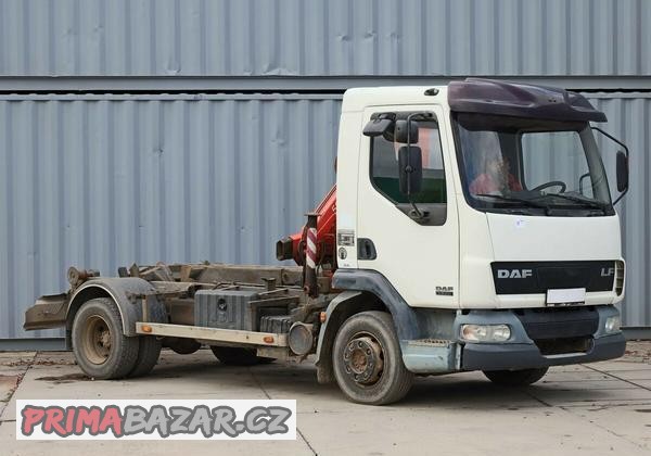 DAF LF 45.220,  DVOUPÍSTOVÝ LÁMACÍ HÁK, VÝŠKA HÁKU 1 M, HYDR