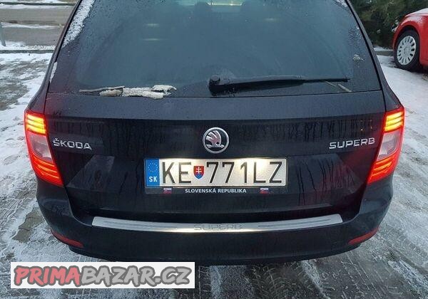 Lišta na kufr ŠKODA SUPERB lišta na nakladaci hranu