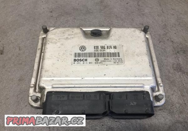 ŠKODA, VW 1.9TDI 74KW AXR - ŘJ MOTORU 038 906 019 NR