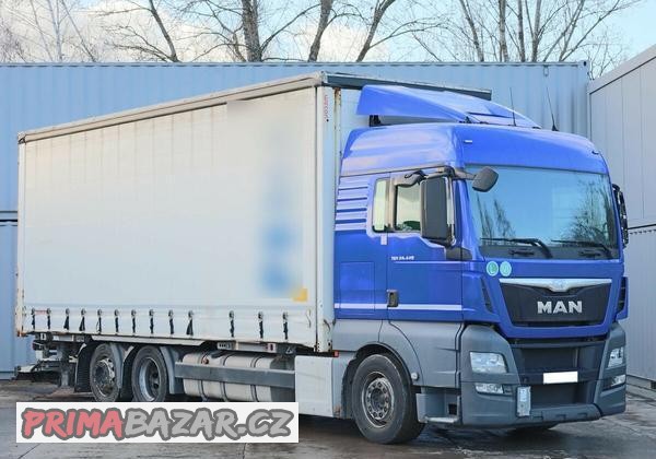 MAN TGX 24.440, 6x2, EURO 6, SKLÁDACÍ HYDRAULICKÉ ČELO BAR, 