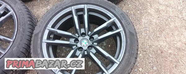 Bmw X3 X4 originální disky r20 pneu zimní 3-4 mm 2 disky leh