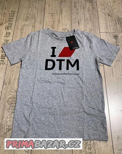 Pánské triko I Love DTM – ORIGINÁL AUDI – velikost S - NOVÉ