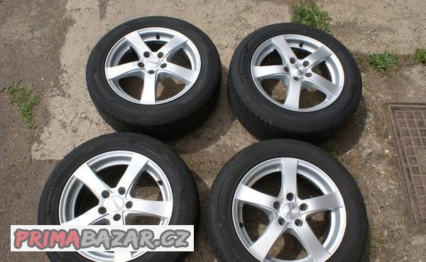 4ks alu na vozy Ford Volvo Peugeot Citroen letni pneu R16