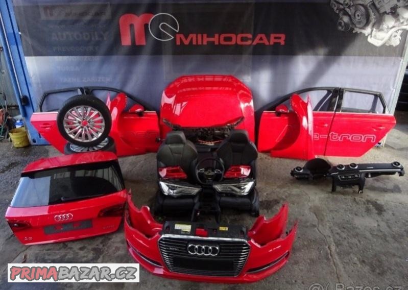 AUDI A3 8V0 E-TRON SPORTBACK 2013-16 1.4 TFSi náhradní díly
