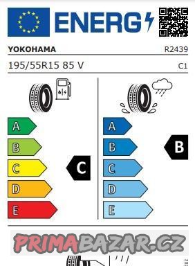 195/55 R15 85V - Yokohama BluEarth