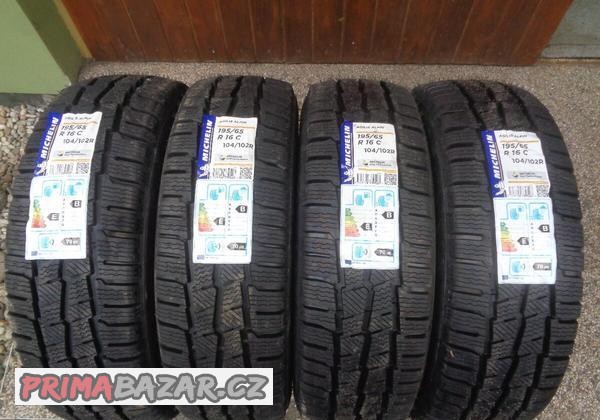 Zimní pneu 195/65/16c R16C Michelin - Nové