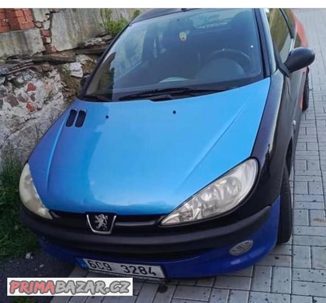 Prodám Peugeot 206 1.6 bez přepisu