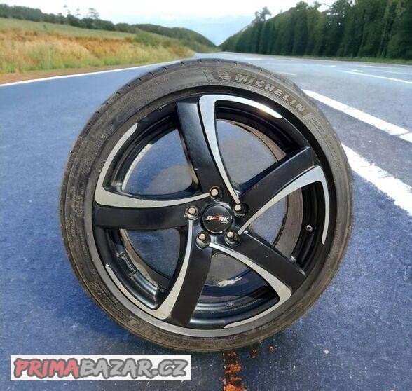 Alu kola disky Shark 5x112 8jx19 et75 pneu micheli