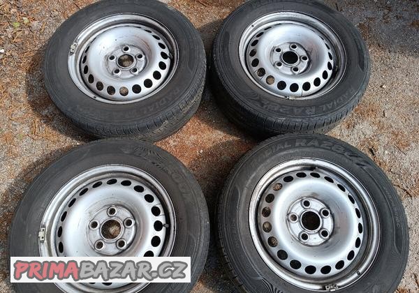 Volkswagen T5 T6 - disky 6,5x16 et51 + letní 205/65/16C