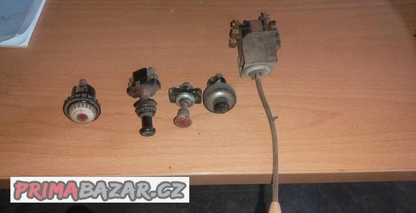 Kontrolka a spínače na veterány