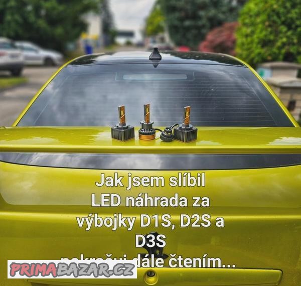 LED žárovky do xenonu D1S, D2S, D3S